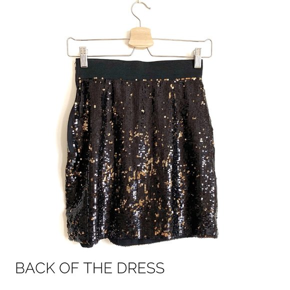 BEDO | Black Sequin Party Skirt - Picture 5 of 7